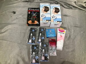 04-03-043 ◎BS【小】 未使用品　泡カラー ヘアカラー 洗顔 ナイーブ ビューラー まつげ糊 美容用品 クリスタルパズル 魔女の宅急便