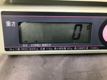 04-22-642 ◎AK【小】 中古　電気抵抗線式はかり S-box イシダ スケール はかり 量り 店舗用品 ひょう量 1500/3000g_画像2