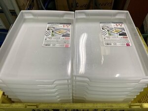 04-04-333 *BS interior small articles inserting joint A4 tray plastic container document adjustment Daiso set sale 30 point set used 