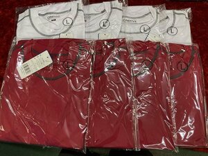 04-15-744 ◎BC【小】 未使用品　コンプレッションアンダー インナーシャツ Lサイズ 赤色 白色 計8点セット メンズファッション
