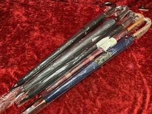 04-30-131 ★AJ メンズ 紳士 雨具 傘　長傘 65cmなど まとめ売り 5点セット お買い得　未使用品