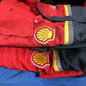 未使用 2点セット まとめて 昭和シェル Shell HELIX 長袖シャツ 半袖シャツ フェラーリ 非売品の画像2