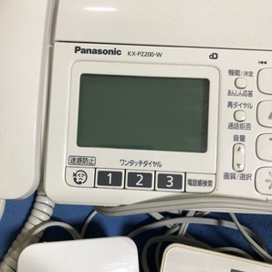 Panasonic パナソニック KX-PZ200DL パーソナルファックス 電話機 子機1台 家電 電話 kx-fkd404-w pnlc1058の画像2