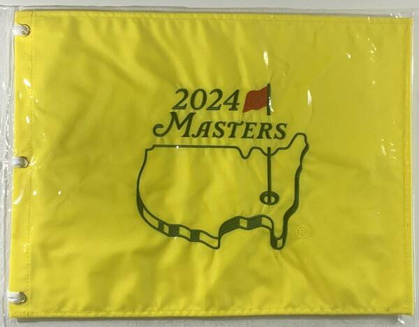 2024年 マスターズフラッグ オーガスタ ナショナル ゴルフピンフラッグ 刺繍 PGA 新品