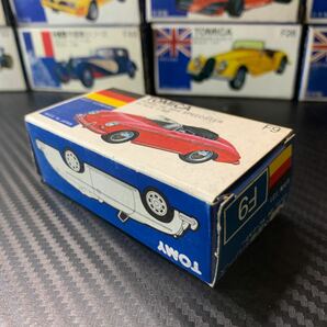 トミカ 外国車シリーズ 日本製 青箱 当時物 絶版 ポルシェ 356 スピードスター SCALE 1/59 中古品の画像7