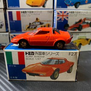 トミカ 日本製 青箱 当時物 絶版 ランチア ストラトスHF SCALE 1/57 中古品