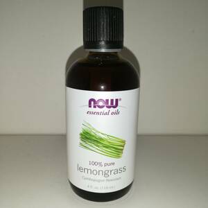  essential oil lemon grass 118ml high capacity . oil 100% pure aroma oil NOW Foodsnauf-z[ new goods * including carriage ]