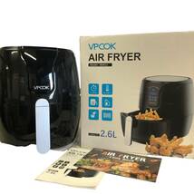 A1047 VPCOK AIRFRYER 電気フライヤー 2.6L 004513 60Hｚ 直接取引可 石狩市_画像1