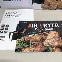 A1047 VPCOK AIRFRYER 電気フライヤー 2.6L 004513 60Hｚ 直接取引可 石狩市_画像3