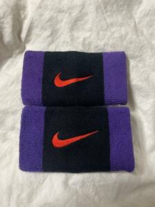  great popularity Nike double wide wristband dry Fit black purple baseball tennis Osaka woman basketball .. man . men's sport rare super-discount liquidation i