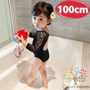 【100cm】サイドレース セパレート スイムウェアー 水着 子供服 女の子 韓国子供服 ビーチ 海 プール K-204