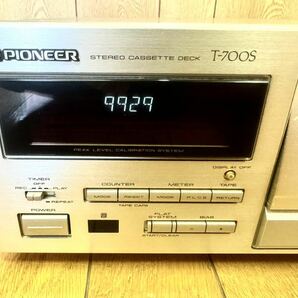PIONEER T-700S パイオニア カセットデッキ 通電確認済み オーディオ機器 音響機器 の画像9