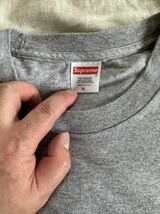 supreme カシアス グレイ　モハメド アリ Tシャツ　XL_画像3