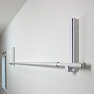 [ unused goods ] SOWA narrow style interior clotheshorse hanger bracket white NARROWWH river . metallic material 