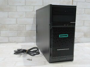 04182 Ω 新TTPC 1392m HPE【 ProLiant ML30 Gen10 】【 OS無 / Xeon E-2234 3.6GHz / 16.0GB / HDD:1TB SATA 3.5インチ×2 】鍵付