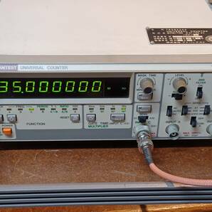 ADVANTEST 恒温槽付き高安定度水晶発振器(OCXO)搭載 ＜TR5823AK＞ UNIVERSAL COUNTER ユニバーサルカウンター 周波数カウンターの画像3