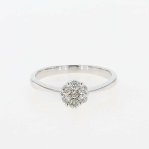Dier Design Design Ring WG Кольцо из белого золота № 9 K18 WG Diamond Ladies [Используется]