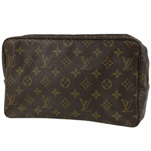 【ジャンク品】ルイ・ヴィトン Louis Vuitton トゥルース トワレット 28 化粧ポーチ モノグラム ブラウン M47522 レディース 【中古】