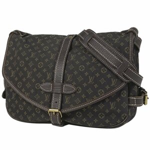 ルイ・ヴィトン Louis Vuitton ソミュール 30 斜め掛け ショルダーバッグ モノグラムミニラン エべヌ(ブラウン) M95227 レディース 中古