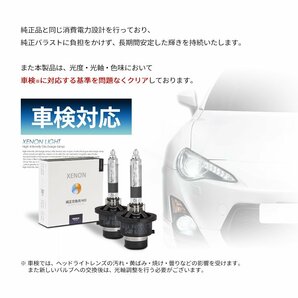 HID バルブ D4R 6000K 車検対応 純正交換バルブ 3800lm 従来品比160%アップ 白 SEEK Products 1年保証 安心の国内検査 ネコポス＊ 送料無料の画像5