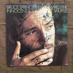 Bruce Springsteen E Street Band 直筆サイン入りレコード US盤 ブルース・スプリングスティーン