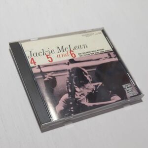 JACKIE MCLEAN ジャッキーマクリーン 4 5AND6 輸入盤CD