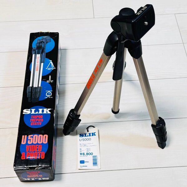 【美品】 SLIK U5000 ビデオ.カメラ三脚