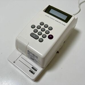 電子チェックライター IS-E20 コクヨ 手形 小切手 8桁 動作品の画像1