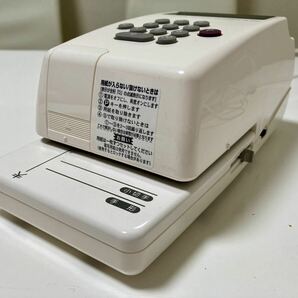 電子チェックライター IS-E20 コクヨ 手形 小切手 8桁 動作品の画像3