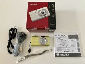 CASIO EXILIM EX-Z80 動作未確認 デジカメ エクシリム カシオ デジタルカメラ 箱、取説あり