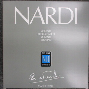 【未使用品】NARDI ナルディ SPORTS TYPE ラリー パンチングレザー ディープコーンタイプ レッドステッチ 350mm N755 日本正規品の画像6