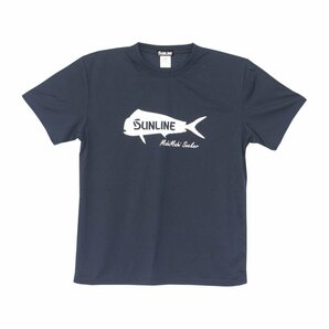 サンラインＴシャツ・DRY Ｔシャツ・SUW-15203DT・マヒマヒ・Ｌの画像1