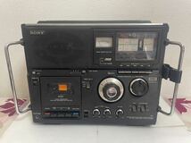 【昭和レトロ】SONY ソニー CF-5950 スカイセンサー BCL ラジカセ SW MW FM ラジオカセット 5バンド _画像1