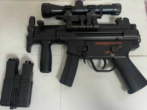 東京マルイ 電動ガン MP5K H&K サバゲー MARUI horton SS044 ライフルスコープ付き ホートン 動作未確認