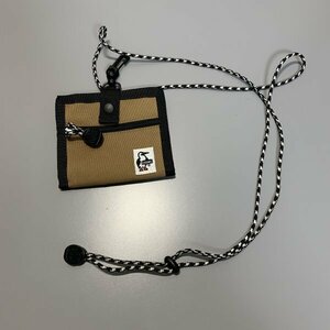 １円〜　CHUMS　チャムス　パスケース　ウォレット　財布　カーキ　C1923