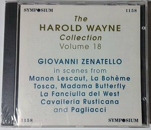 未開封【SYMPOSIUM 1158】The Harold Wayne Collection Volume 18 Giovanni Zenatello / The FONOTIPIA RECORDINGS