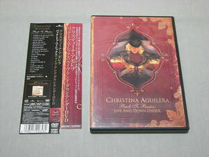 DVD クリスティーナ・アギレラ 「バック・トゥ・ベーシックス：ライヴ・アンド・ダウン・アンダー」 帯付き CHRISTINA AGUILERA