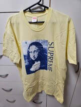 SUPREME シュプリーム 18SS Mona Lisa Tee Tシャツ ペールイエロー XL モナリザ_画像1
