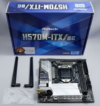 ASRock H570M-ITX/ac LGA1200対応 Mini-ITXマザーボード_画像1