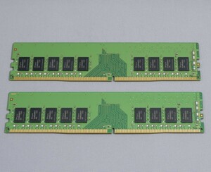 SKHynix DDR4-2400 ECC Unbuffered 8GB×2枚 計16GB　PC4-19200
