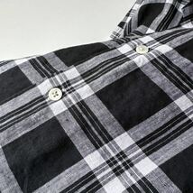 【1円スタート】POLO ポロ ラルフローレン 半袖シャツ XLサイズ ブラック チェック オープンカラー ビンテージ アロハ CLAYTON caldwell_画像5