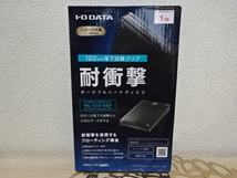 ①新品・未開封☆I-O DATA アイ・オー・データ機器　耐衝撃ポータブルハードディスク　HDPD-UTD1　1TB_画像1