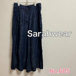 送料無料 匿名配送 Sarahwear リネン100 カジュアルパンツ