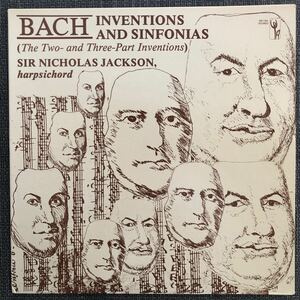 LPレコード　J.S.BACH INVENTIONS AND SINFONIAS SR-192 海外版　レトロ　ヴィンテージ