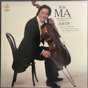 LPレコード　Yo-Yo MA HAYDN CELLO CONCERTI CBS-76978 海外版　レトロ　ヴィンテージ