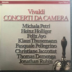 LPレコード　Vivaldi CONCERTI DA CAMERA 411-357-1 411-358-1 ２枚組　海外版　レトロ　ヴィンテージ
