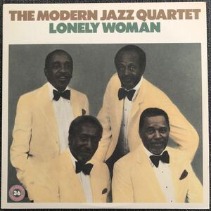 LPレコード　THE MODERN JAZZ QUARTET LONELY WOMAN 90665-1 海外版　レトロ　ヴィンテージ