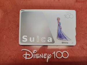 新品未使用送料込み　ディズニー Disney100 記念Suica バラ売り「アナと雪の女王　エルサ」です