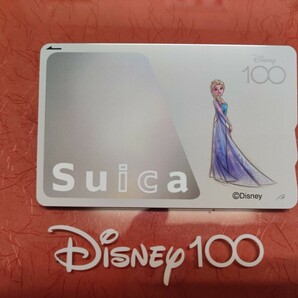 新品未使用送料込み ディズニー Disney100 記念Suica バラ売り「アナと雪の女王 エルサ」ですの画像1