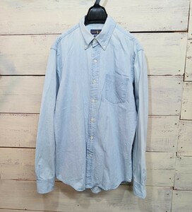 RALPH LAUREN ラルフローレン 長袖 シャンブレーシャツ メンズS INDIGO CHAMBRAY 